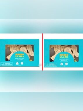 Mondo Llama Paint-Your-Own Wooden Unicorn Painting Craft Kit. Bundle of 2 kits